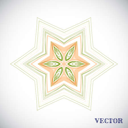 Geometric arabic pattern, vector art Illustrationのイラスト素材