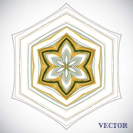 Geometric arabic pattern, vector art Illustrationのイラスト素材