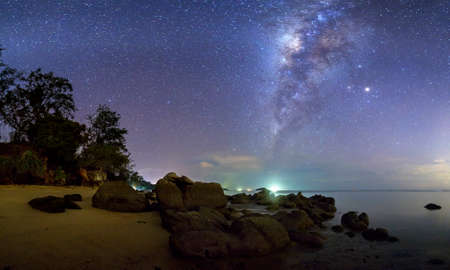 milky wayの写真素材