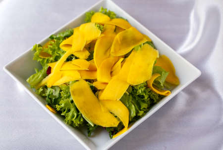 light spring salad for vegetariansの写真素材