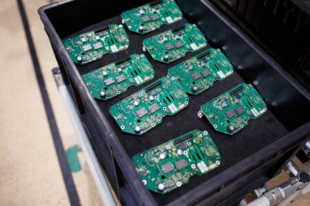 production of chips in the manufacture in Ukraineの写真素材