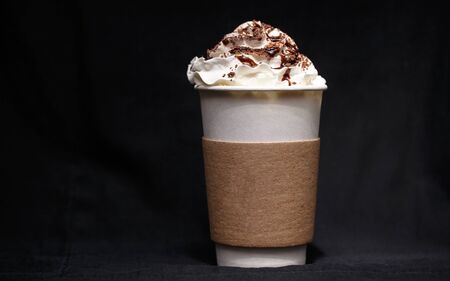 delicious coffee flavored with chocolate and vanilla cream