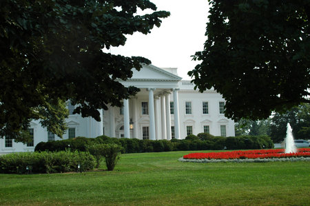 The White House in Washington DCのeditorial素材