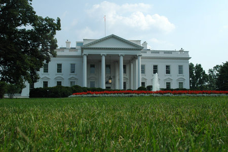 The White House in Washington DCのeditorial素材