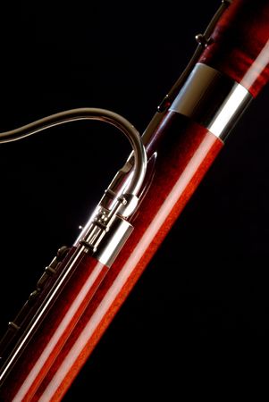 Close up of a bassoonの写真素材