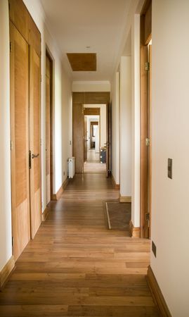 corridor of a modern apartment の写真素材