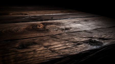 Old wood texture background. Floor surface. Dark wood texture background.の素材
