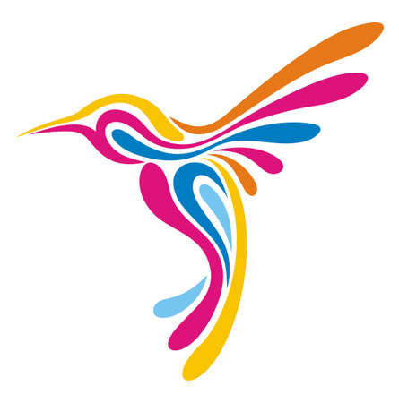 colibri full colourのイラスト素材