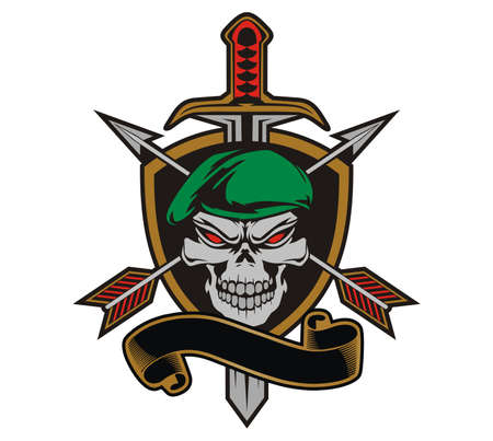 skull armyのイラスト素材