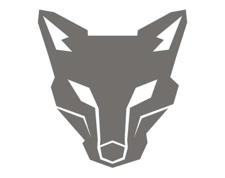 design vector wolf head robot