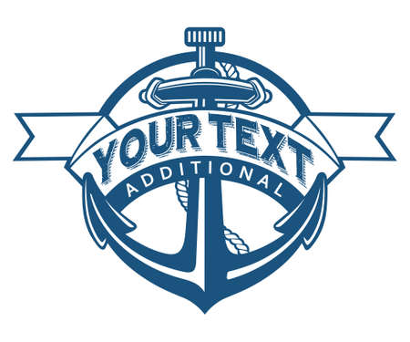 Anchor Time Vintageのイラスト素材