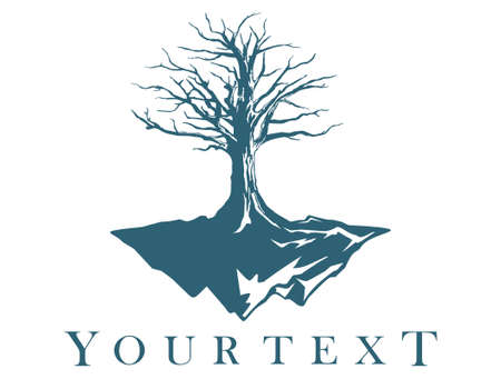 tree mount abstractのイラスト素材