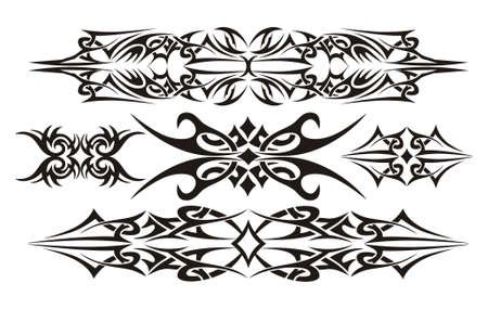 tribal setのイラスト素材