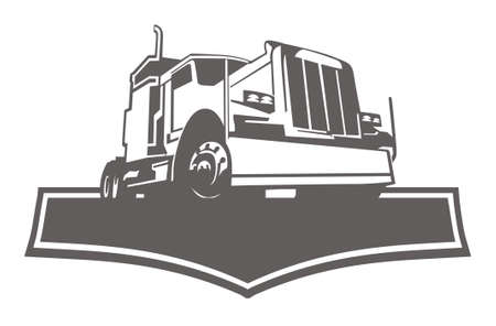 truck vintageのイラスト素材