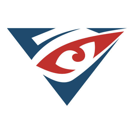 Vision eye triangleのイラスト素材