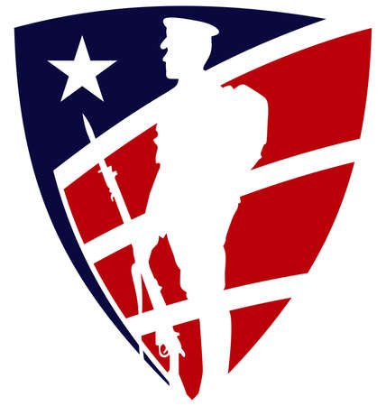 Veteran shieldのイラスト素材