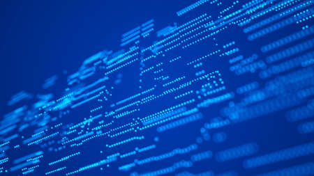 Abstract Digital Background Science Technology Networks Big Data Link 3D.