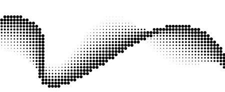 Halftone dot texture on white background. Design element for web banners, wallpapers, postcards. vector illustration.のイラスト素材