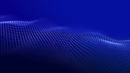 Cybernetic network connection flow. Big data visualization. 3dの写真素材