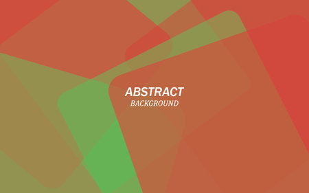 Abstract red background of random squares of different sizes and transparency. Conceptual technologies. Space for your text. vector illustration.のイラスト素材