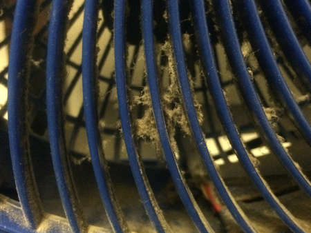 Dust in fanの写真素材