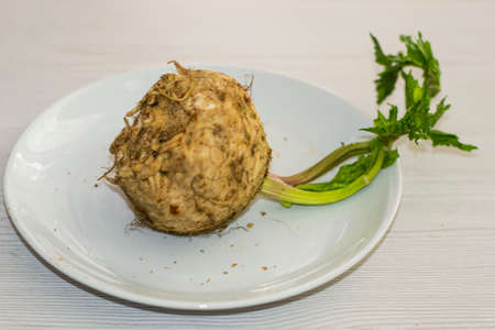 celery is an important vegetable in our health in winterの写真素材