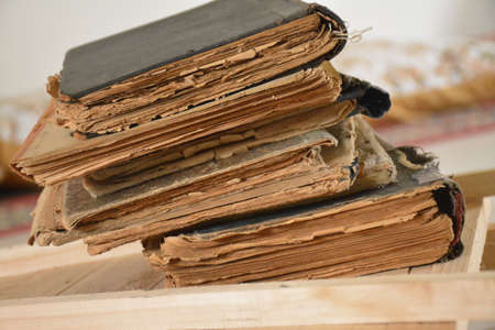 Books are the source of information for people.の写真素材