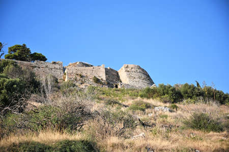 Saint George Castle in Kefalonia Greeceのeditorial素材