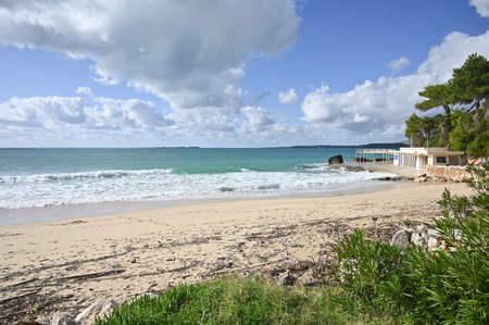 Platis gialos beach kefalonia Greeceの写真素材