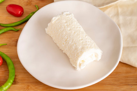 Cream / Butter Cream for Turkish Breakfast. Milk cream or Clotted creamの写真素材