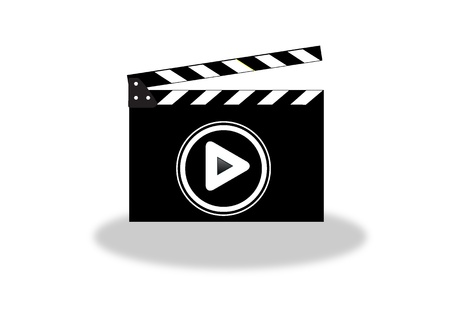 Movie clapper boardsのイラスト素材
