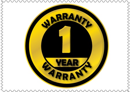 One year warrantyのイラスト素材