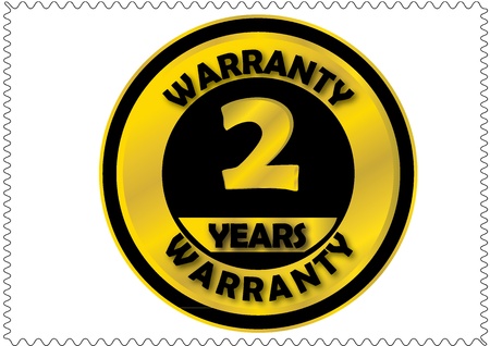 Two years warrantyのイラスト素材