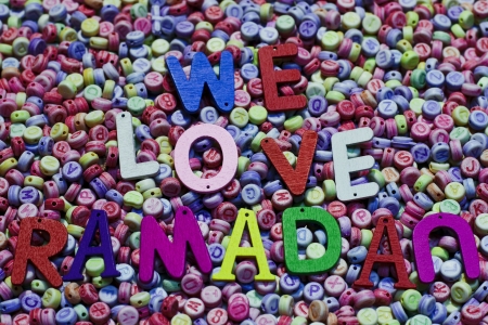 	We love Ramadan, conceptual image for the holy month of Ramadan