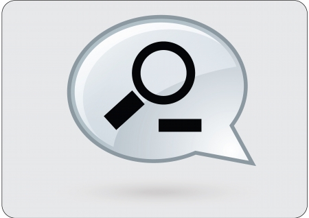 	computer icon zoom outのイラスト素材