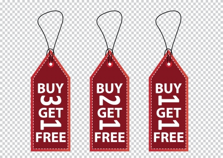 promotional sale labels setのイラスト素材