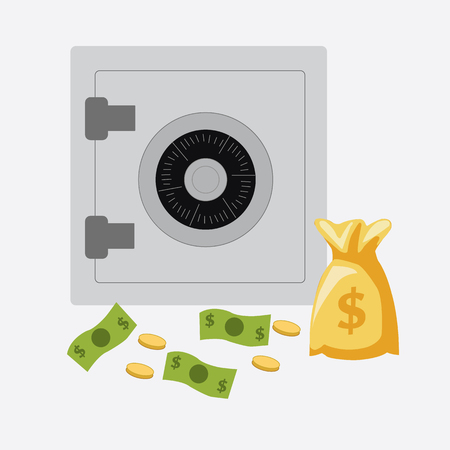 save money. vector illustrationのイラスト素材