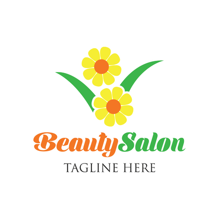 Beautician logo with text space for your slogan / tagline, vector illustrationのイラスト素材