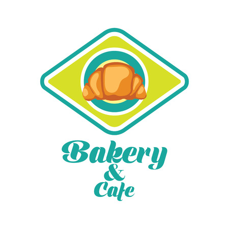 Bakery logo with text space for your slogan / tagline, vector illustrationのイラスト素材
