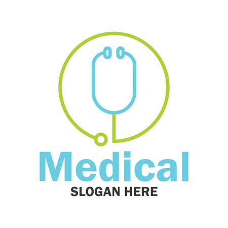 Medical, pharmacy logo with text space for your slogan / tag line, vector illustrationのイラスト素材