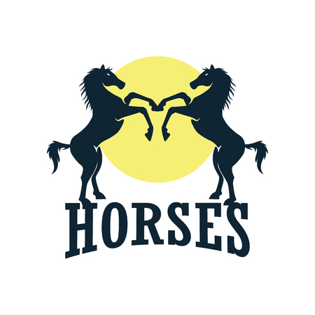 horse for your business or sport, vector illustrationのイラスト素材