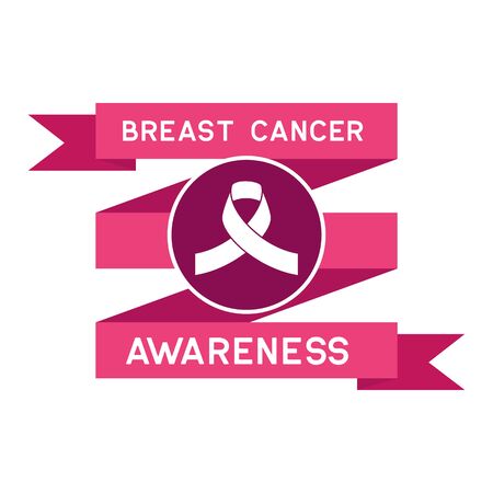 breast cancer awareness for men and women. vector illustrationのイラスト素材