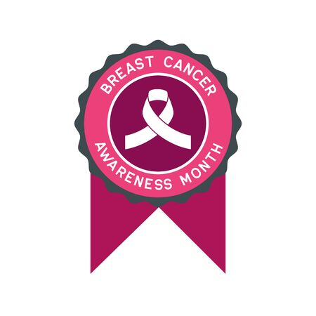 breast cancer awareness for men and women. vector illustrationのイラスト素材