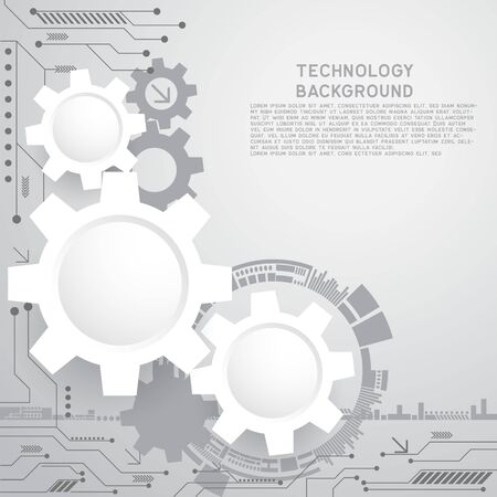 high computer technology  for technology business or education background. vector illustrationのイラスト素材