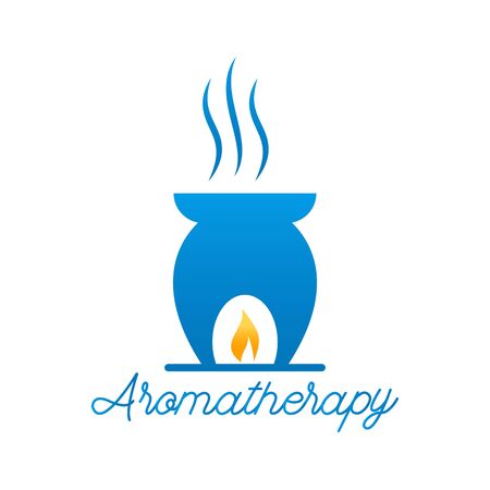 essential oil aromatherapy isolated on white background. vector illustrationのイラスト素材