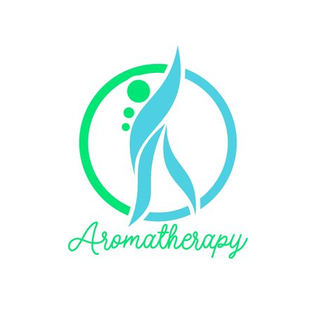 essential oil aromatherapy isolated on white background. vector illustrationのイラスト素材