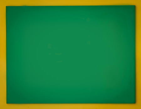 blackboard or green board / blackboard blank for writing on board with old wall background - empty sign green boardの写真素材
