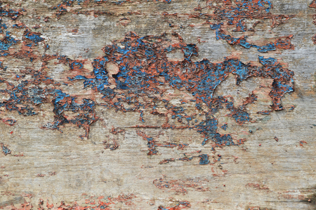 old wooden material background / for vintage texture with abrasive skin color old wood wall peeling and crackedの写真素材