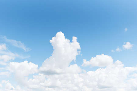 blue sky with clouds beautiful / nature blue sky backgroundの写真素材