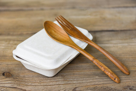 Service food order online delivery food box, food delivery in take away boxes, disposable eco...